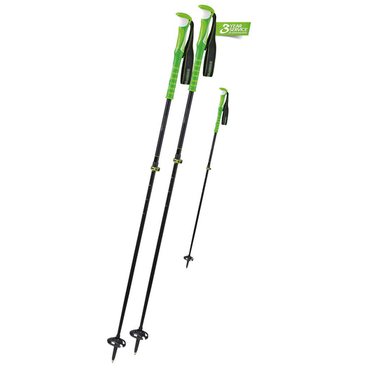 Skistav - Komperdell carbon c7 ascent green