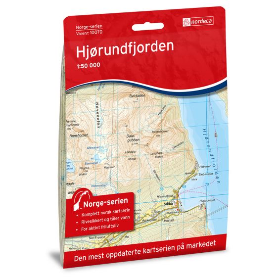 Kart Turkart-serien Hjørundfjorden
