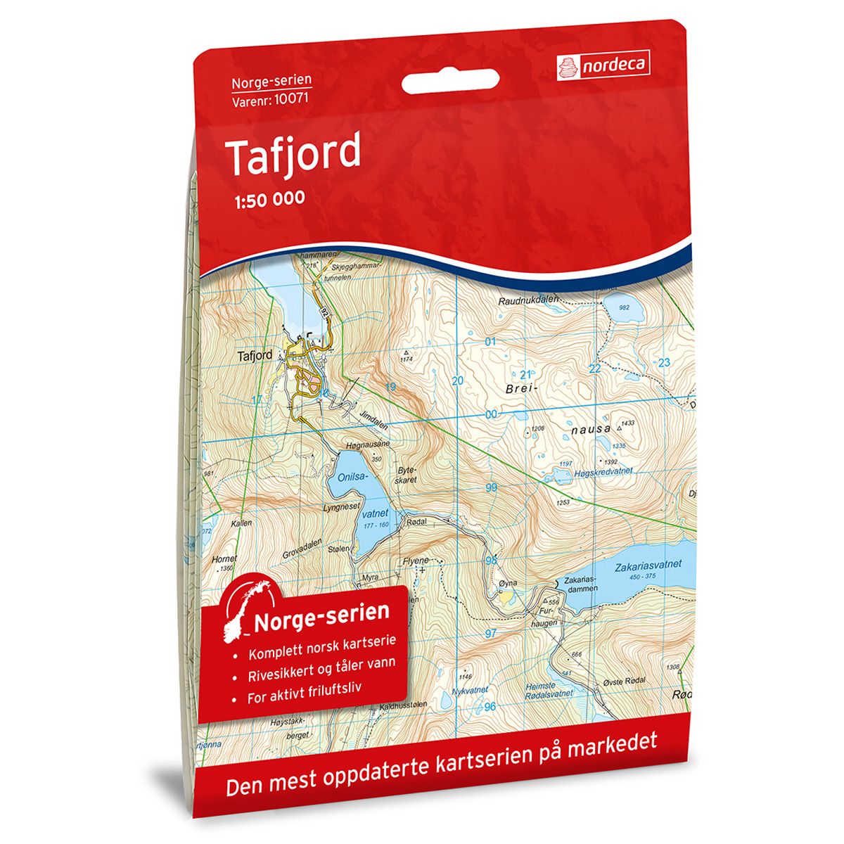 Kart Turkart-serien Tafjord