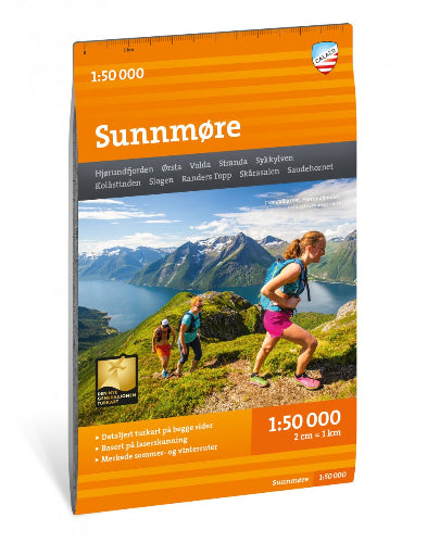 Turkart Sunnmøre 1:50.000